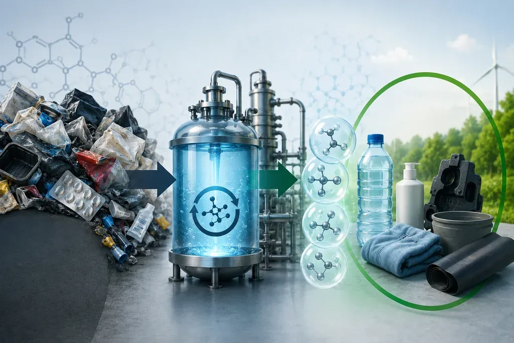 Recykling chemiczny: druga szansa dla trudnych do zagospodarowania odpadów